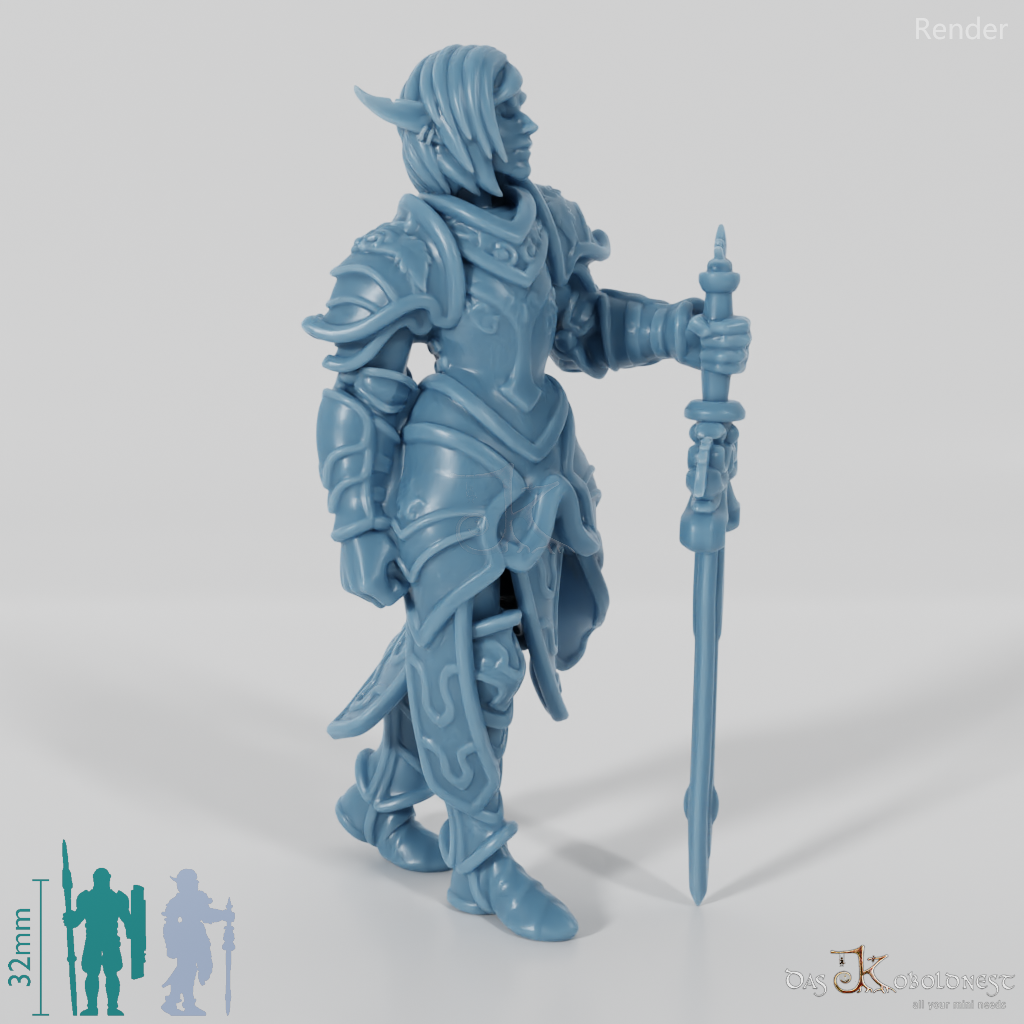 High Elf Greatsword Infantry 02 (ohne Helm)