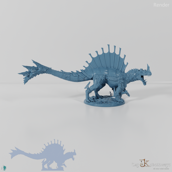 Monströses Spinodon mit Rüstung