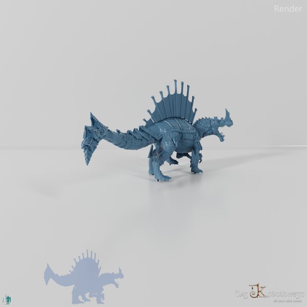 Monströses Spinodon mit Rüstung