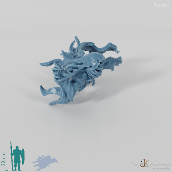 Zorniger Totengeist der Hügelgräber