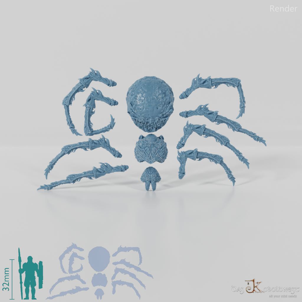 Spinne - Riesige Waldspinne 2 (Modular)