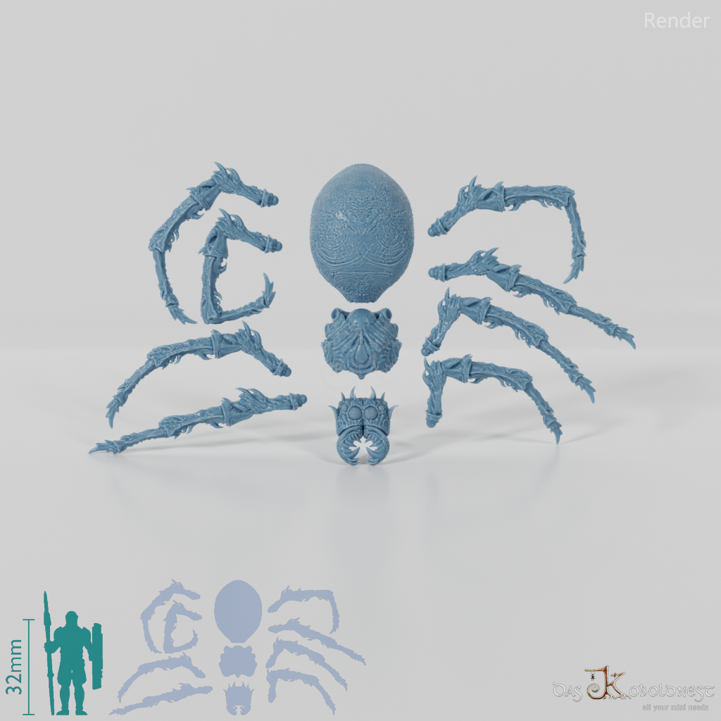 Spinne - Riesige Waldspinne 4 (Modular)