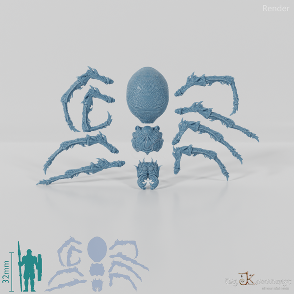 Spinne - Riesige Waldspinne 4 (Modular)