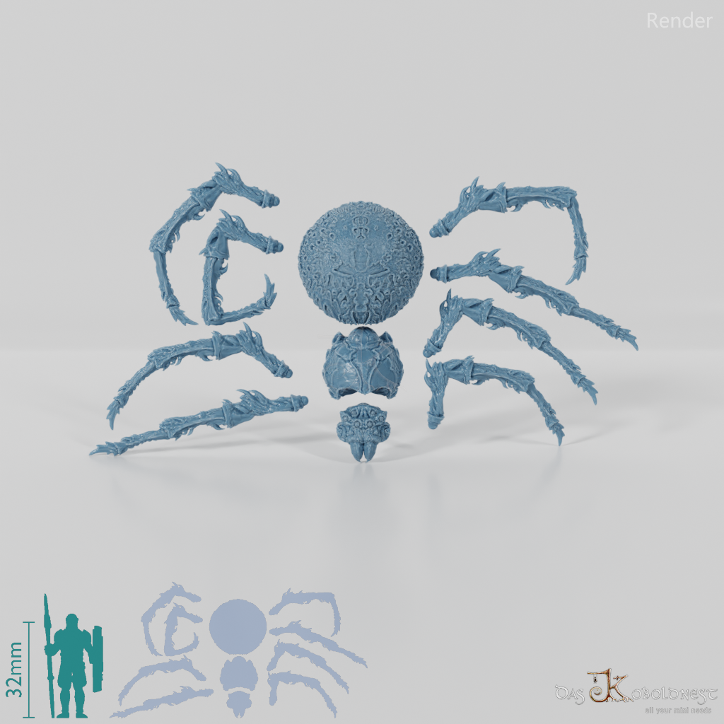 Spinne - Riesige Waldspinne 6 (Modular)