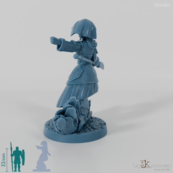 Menschen-Kampfmönch 01 (Weiblich)