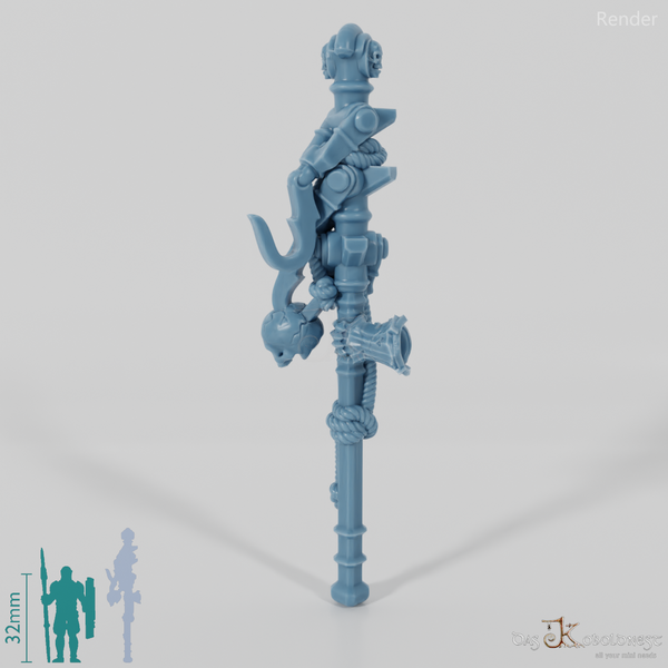 Vile Plague Mage - Weapon - Staff A (gerade Hand)