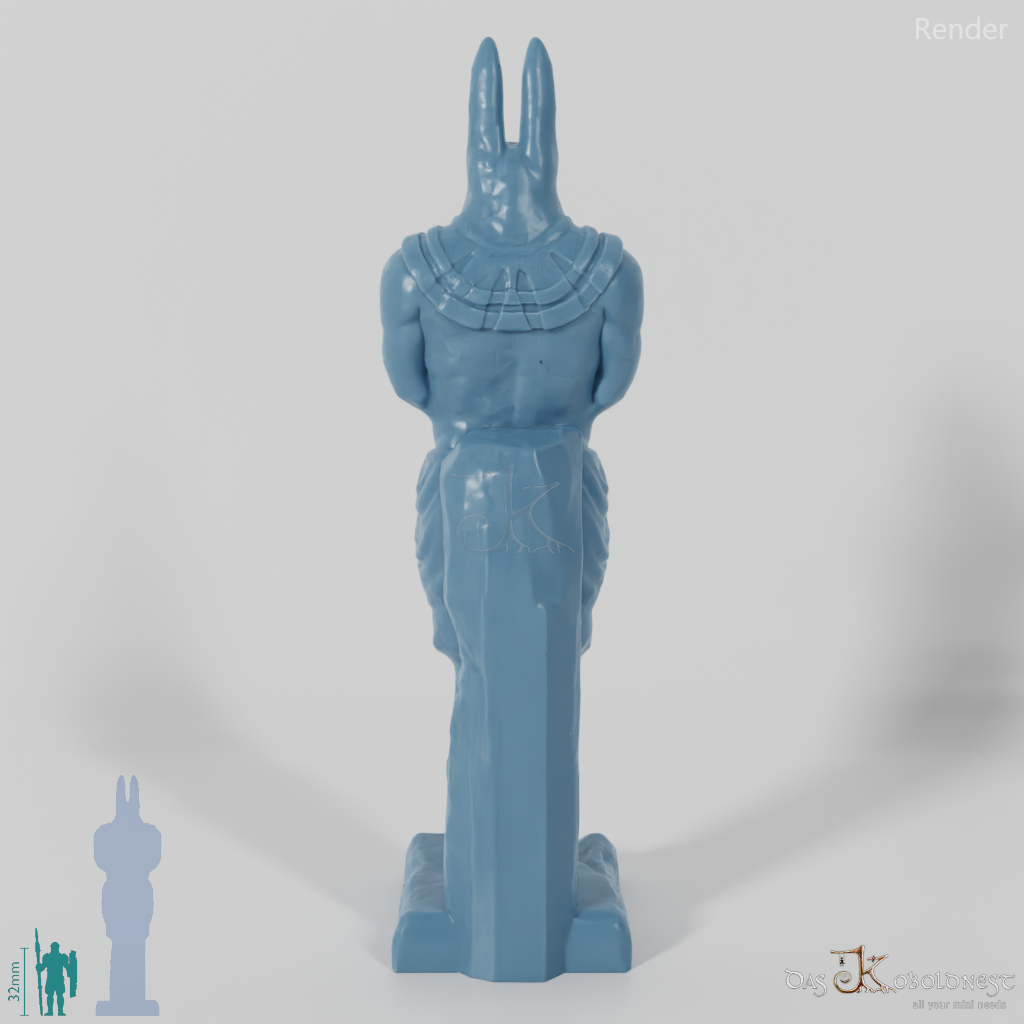 Statue des Anubis