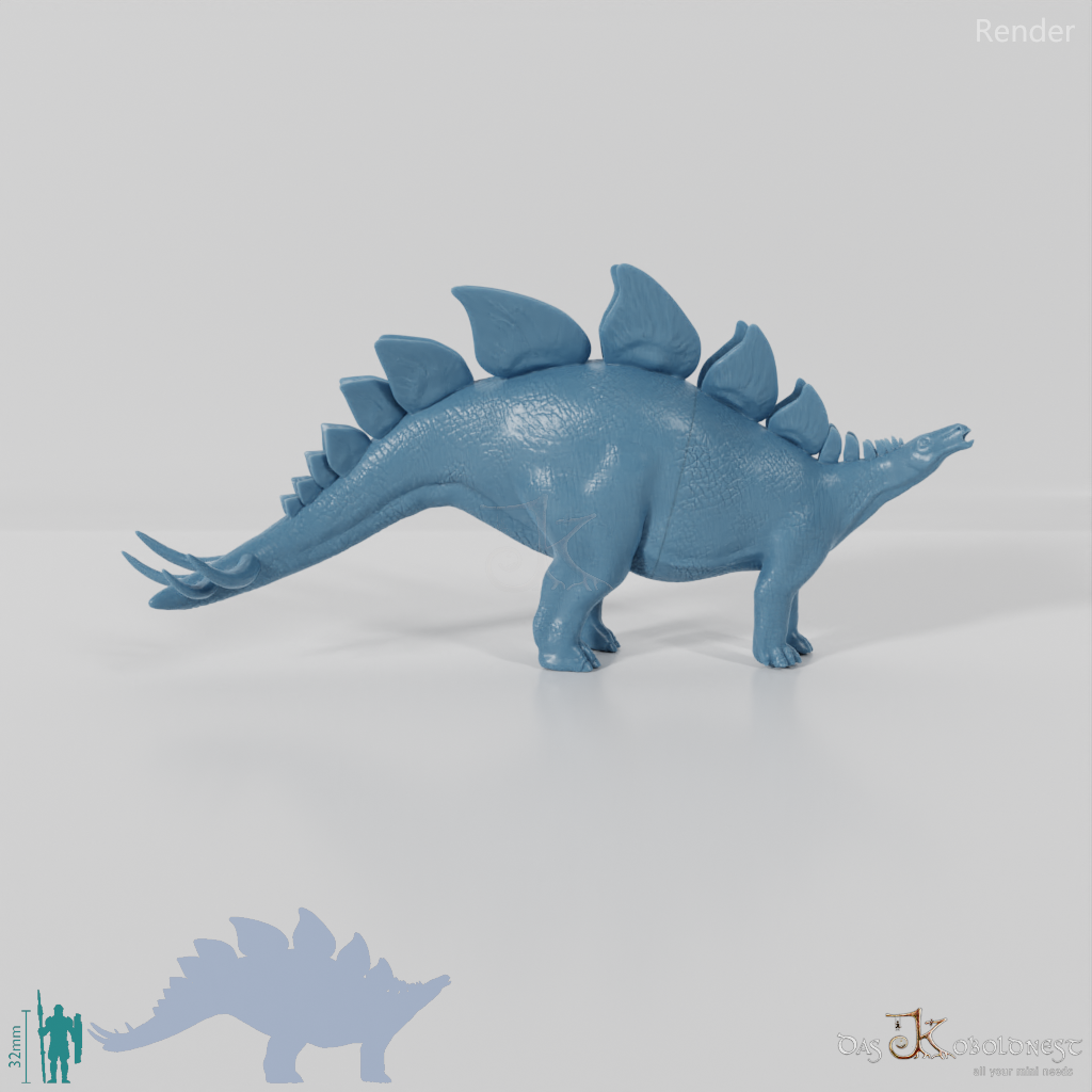 Stegosaurus stenops 01 - JJP