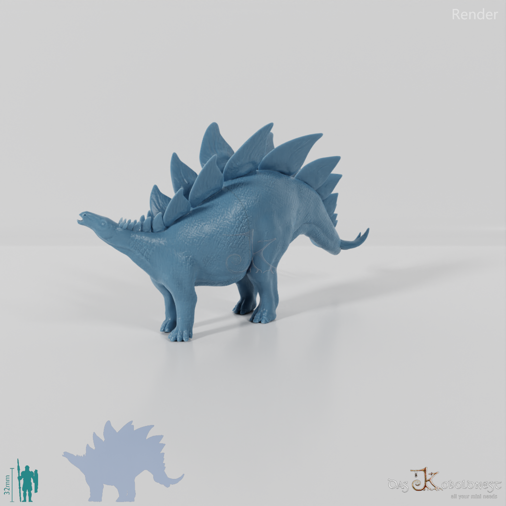 Stegosaurus stenops 01 - JJP