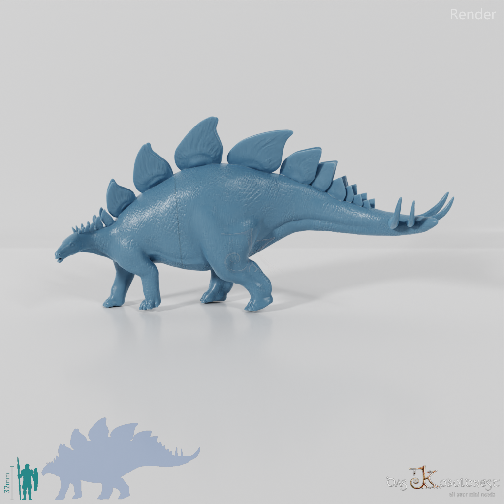 Stegosaurus stenops 02 - JJP