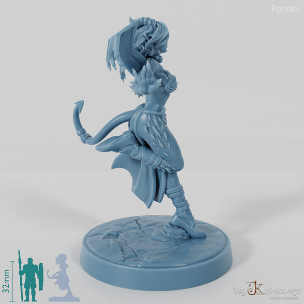 Bellacina, Verführerischer Sukkubus in Teufelskostüm