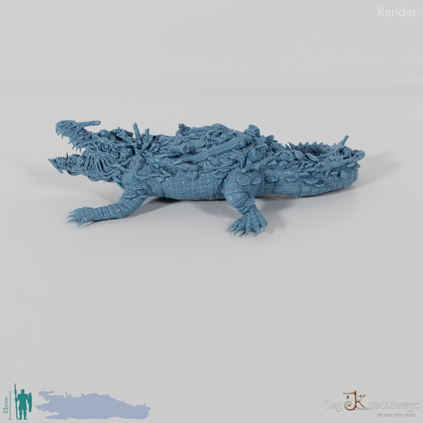 Krokodil - Uraltes Sumpfkrokodil