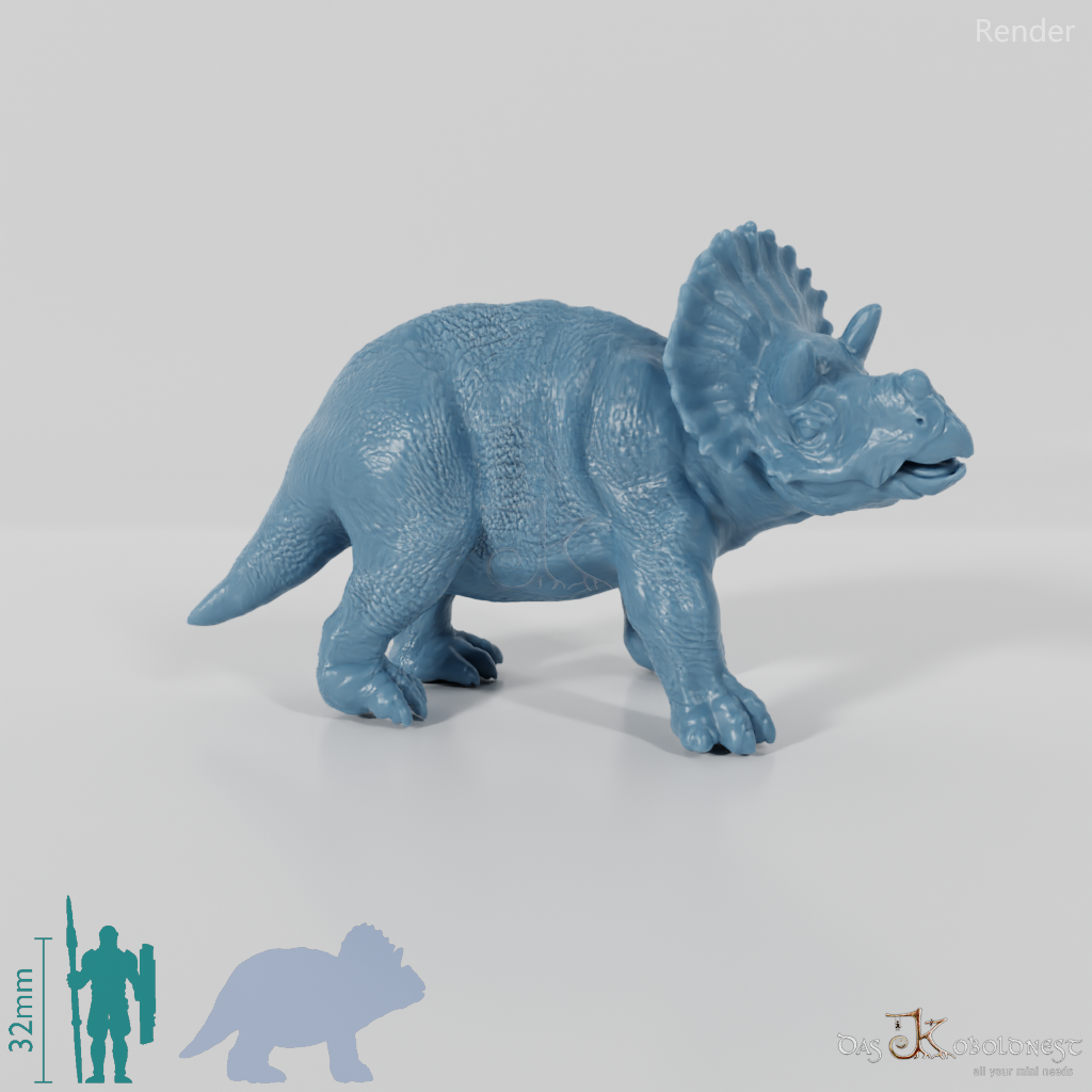 Triceratops horridus 06 (Jungtier) - JJP