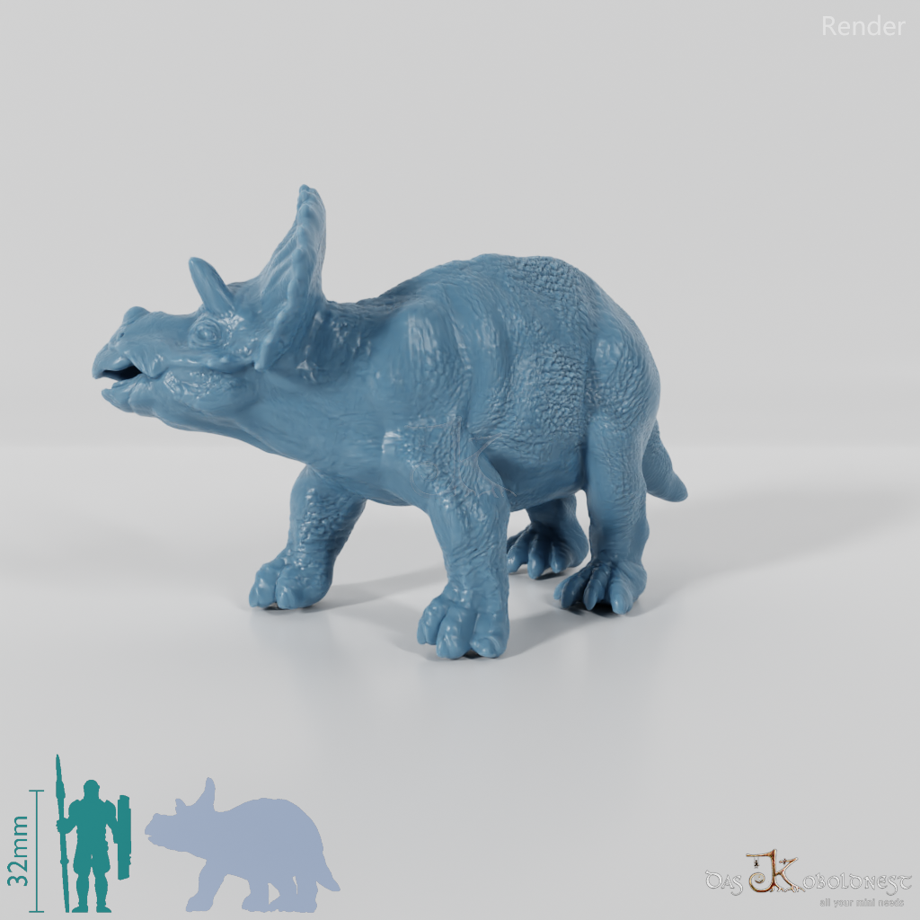 Triceratops horridus 06 (Jungtier) - JJP