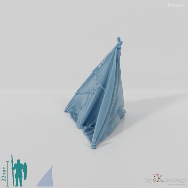 Zelt - Kleines Zelt aus Tierhäuten