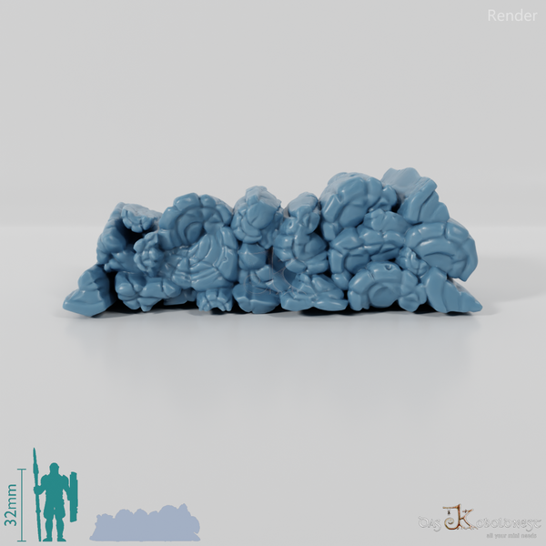 Großer Brennholzstapel