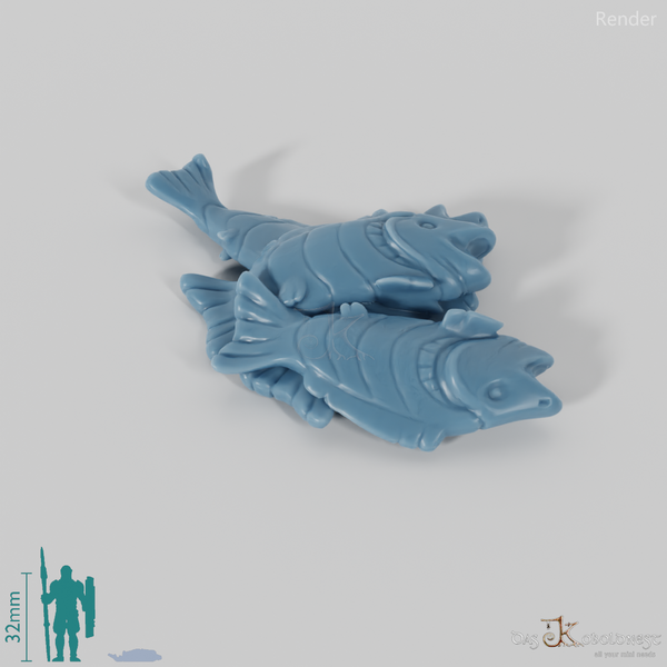 Fleisch - Haufen toter Fische