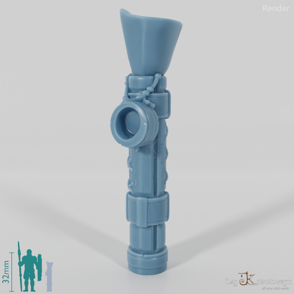 Offener Lederköcher