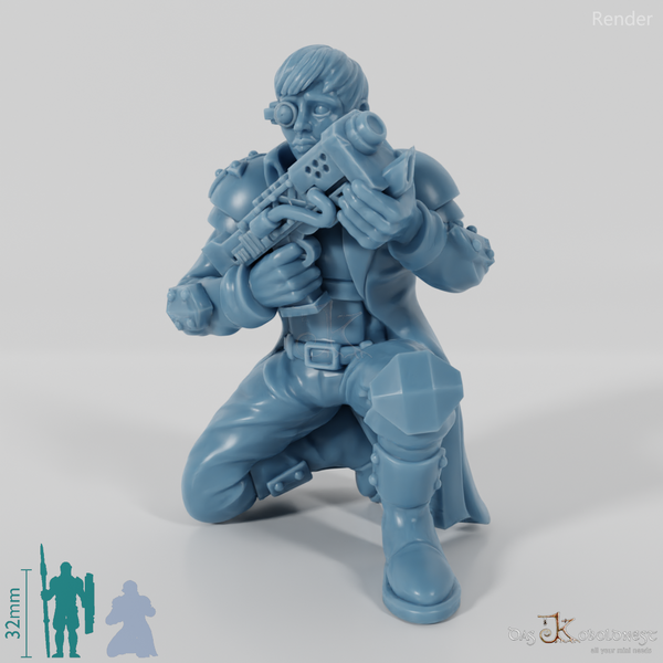 Space Soldiers - Infanterie mit Thermalgewehr 01