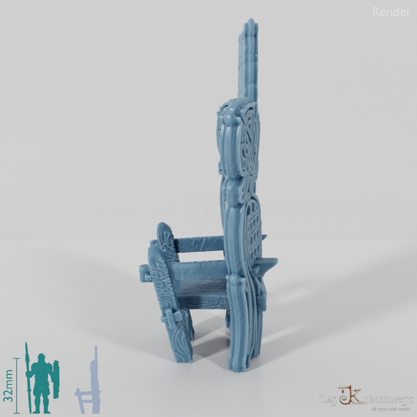 Thron - Thron des Wikingerkönigs