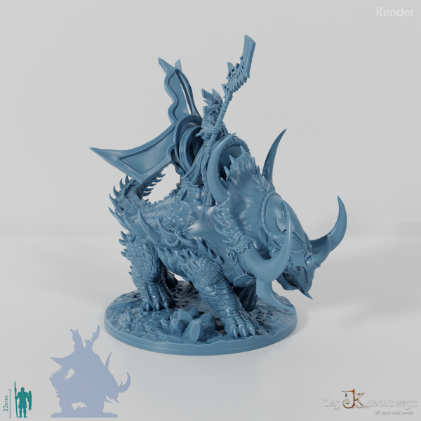 Obakkar War-Mother on Thunderhorn - Scourge Triumvirate - Dragonbond