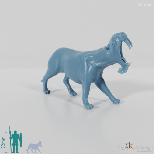 Thylacosmilus atrox 02 - JJP