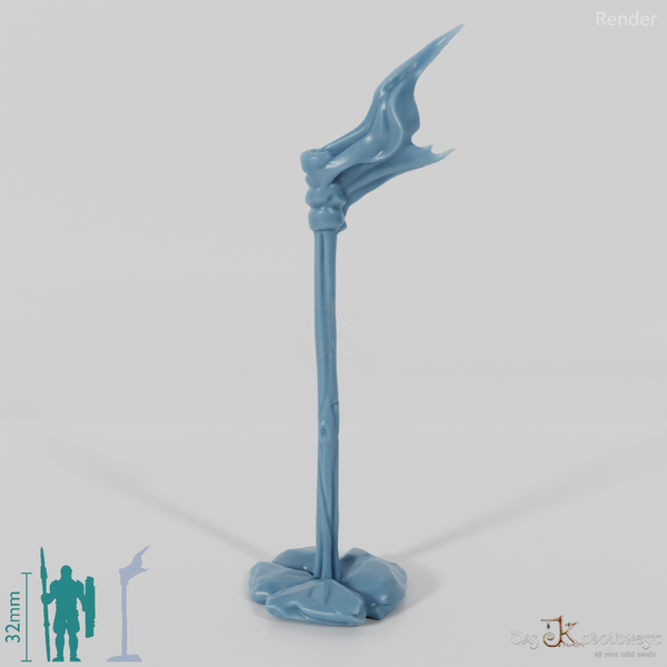 Fackel - Brennende Standfackel 02