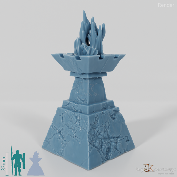 Feuerschale - Zwergische Feuersäule 01