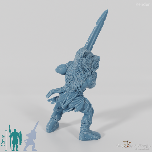 Nordischer Berserker des Bärentotems (Schwert)