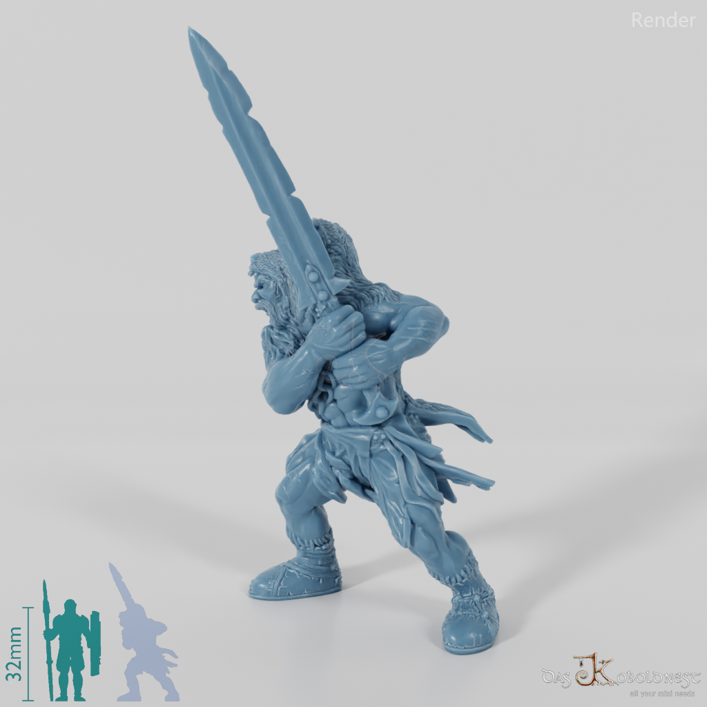Nordischer Berserker des Bärentotems (Schwert)