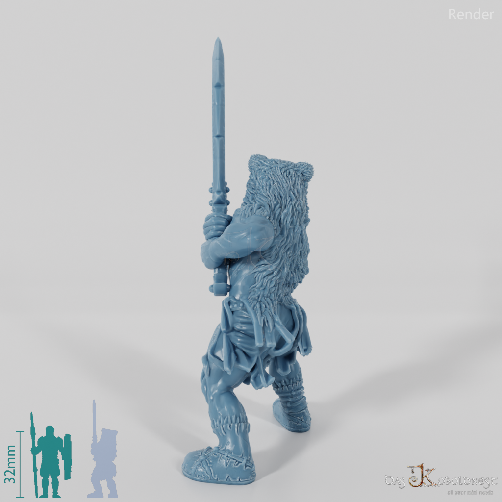 Nordischer Berserker des Bärentotems (Schwert)