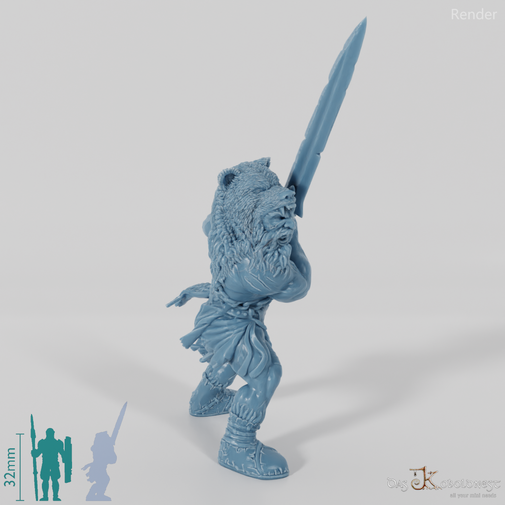 Nordischer Berserker des Bärentotems (Schwert)