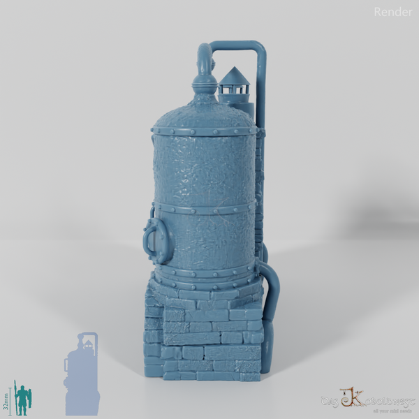 Alkoholherstellung - Dreifache Brennblase