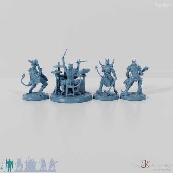 Unicorn Meat Pie - Tiefling Metal-Band