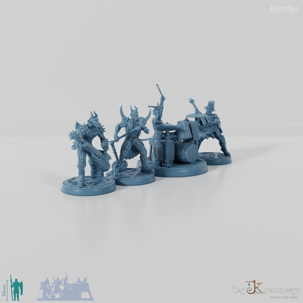 Unicorn Meat Pie - Tiefling Metal-Band