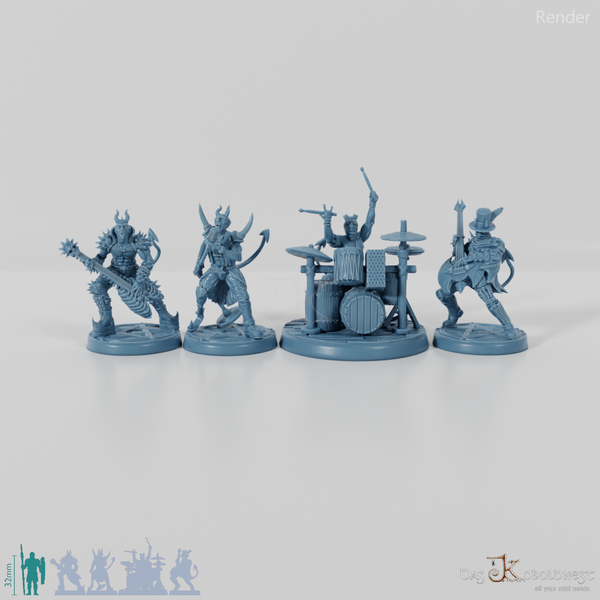 Unicorn Meat Pie - Tiefling Metal-Band