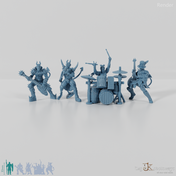 Unicorn Meat Pie - Tiefling Metal-Band