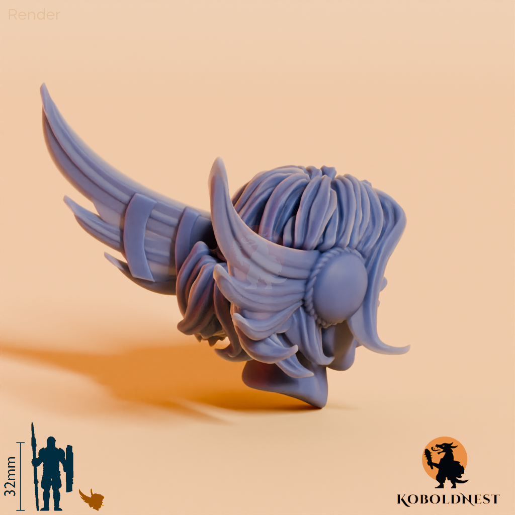 Walkürenkopf - Helmlos, wütend