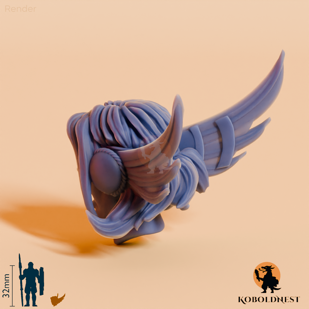 Walkürenkopf - Helmlos, wütend