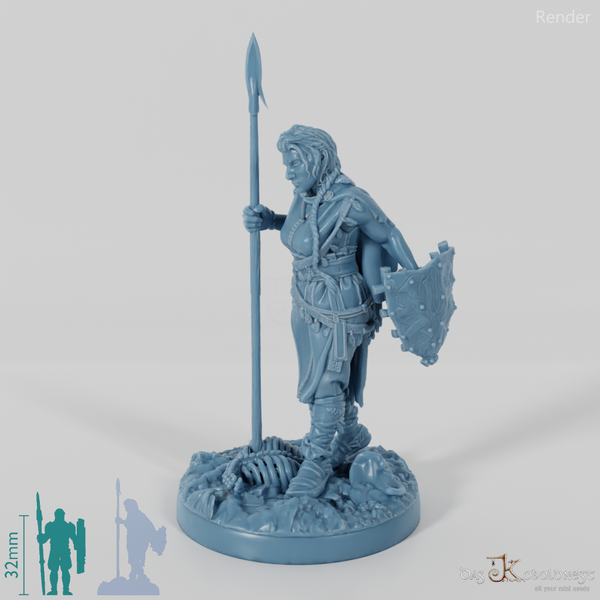 Wikinger-Wächterin vom Rabenclan 02