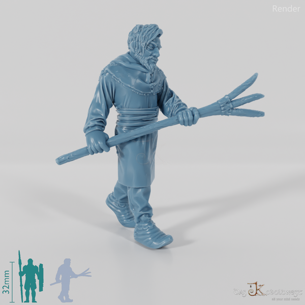 Nordischer Dorfbewohner, bewaffnet 2