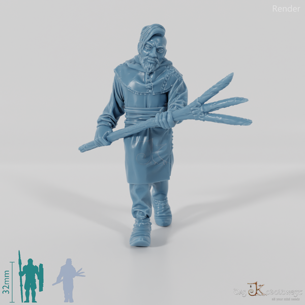 Nordischer Dorfbewohner, bewaffnet 2