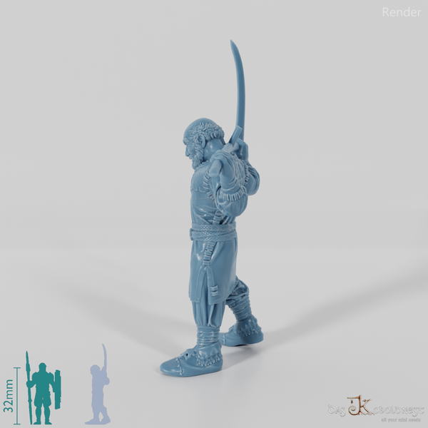 Nordischer Wasserträger, bewaffnet 1