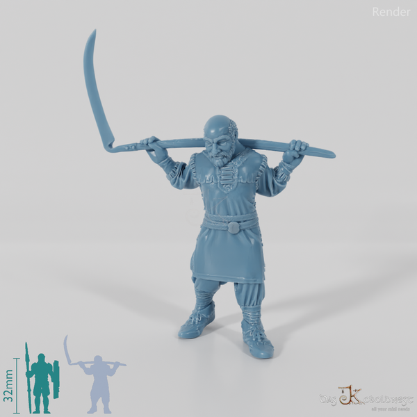 Nordischer Wasserträger, bewaffnet 1