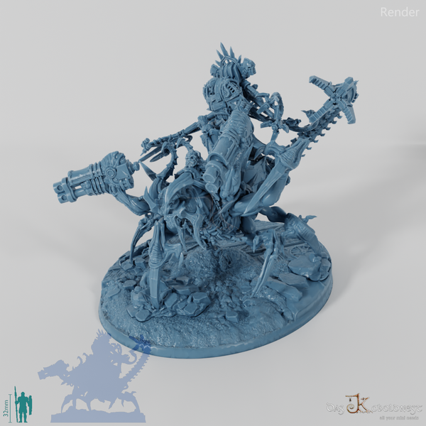 Void Blessed Soldiers - Void Blessed Father auf Mech mit Maschinenkanonen