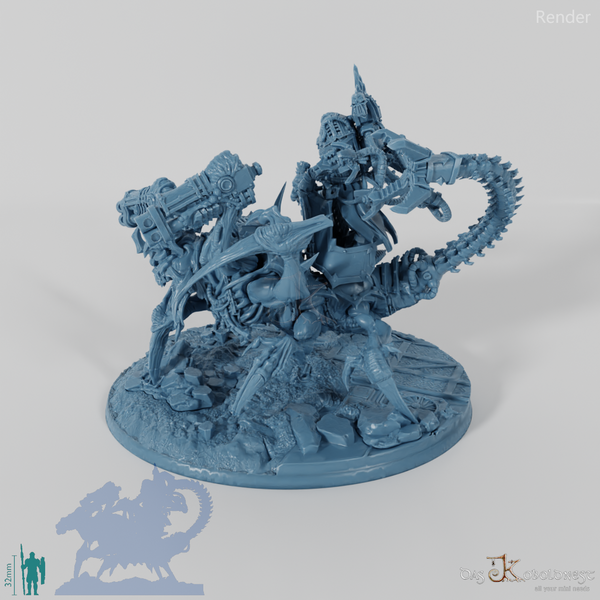 Void Blessed Soldiers - Void Blessed Father auf Mech mit Maschinenkanonen