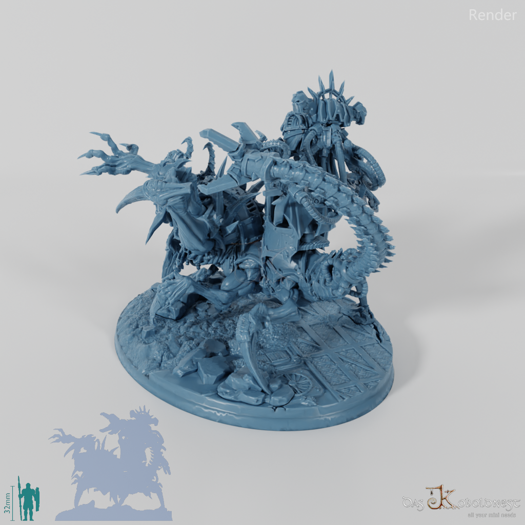 Void Blessed Soldiers - Void Blessed Father auf Mech mit Klauen