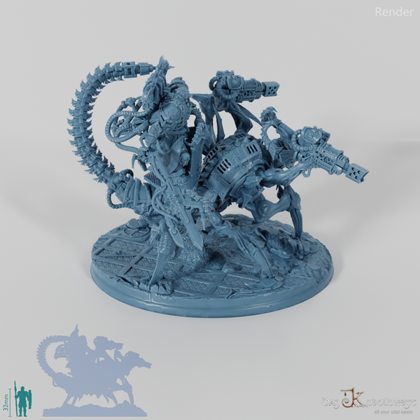 Void Blessed Soldiers - Void Blessed Father auf Mech mit Flammenwerfern