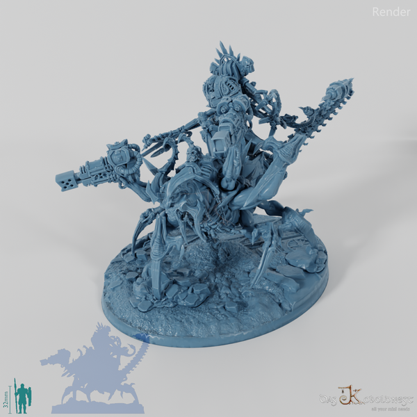 Void Blessed Soldiers - Void Blessed Father auf Mech mit Flammenwerfern