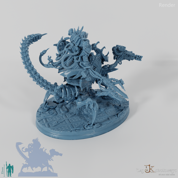 Void Blessed Soldiers - Void Blessed Father auf Mech mit Flammenwerfern